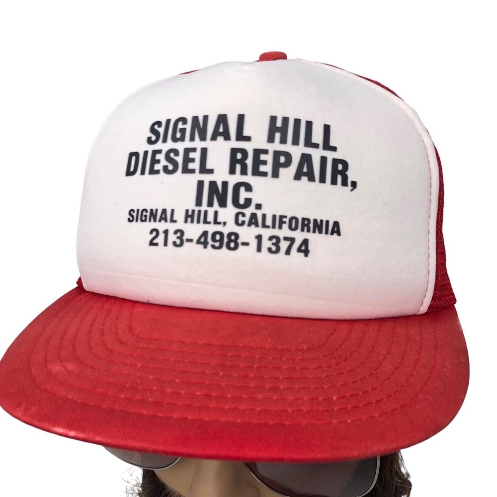 Vintage Diesel Repair, Signal Hill, California double SnapBack Trucker Hat